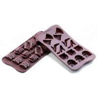 Stampi in silicone cioccolatini Choc Fashion Silikomart