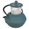Teapot cast iron blue