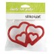 Cookie cutter with double heart Silikomart