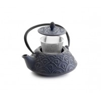 Teapot cast iron Malasia purple 0,80l
