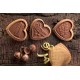 Molde silicona galletas chocolate + cortador corazón Silikomart