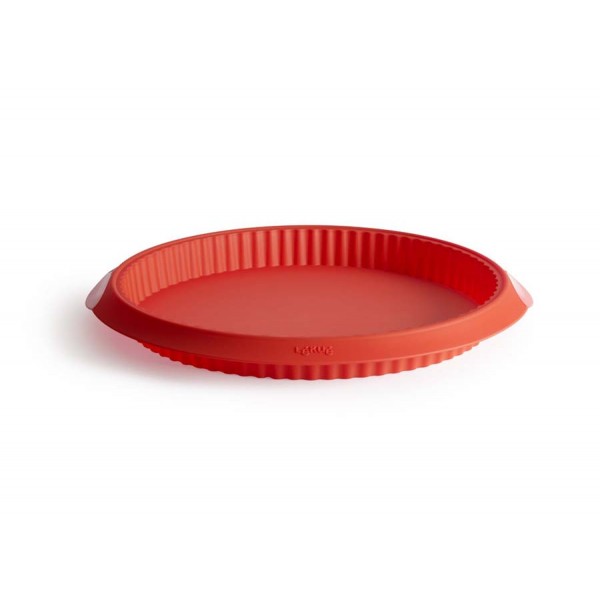 Molde quiche silicona 28 cm rojo Lékué