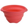 Lékué collapsible silicone colander 23 cm red