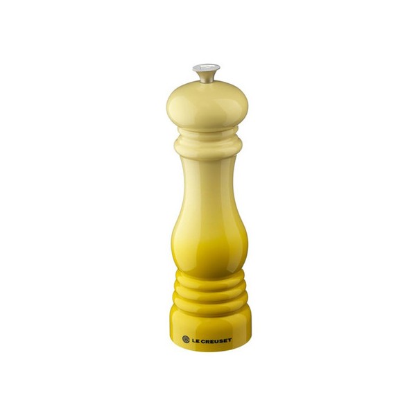 Yellow soleil pepper mill Le Creuset