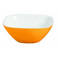 Vintage orange salad bowl 30 cm Guzzini
