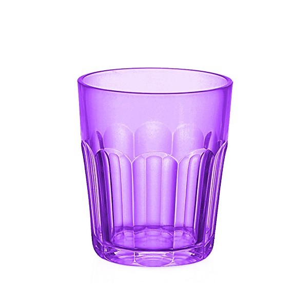 Small purple acrylic glass Happy Hour Guzzini