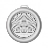 Silver color speaker for bathroom splash 