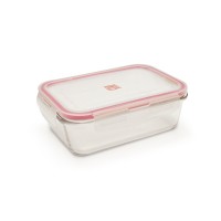 Glass food container 0,57 L Iris