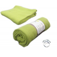 Fleece blanket green 125 x150 cm