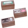 Cajita madera mensajes surtidos secretos de princesa/secretos de pirata/mis secretos