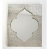 Espejo rectangular resina champagne marco espejo envejecido arabesco 47x60cm
