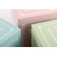 Caja madera para te rosa/azul/verde vintage 12x12x18cm