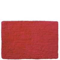Alfombra de baño lisa roja 40x60cm
