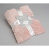 Manta infantil delicada rosa 100x75 cm