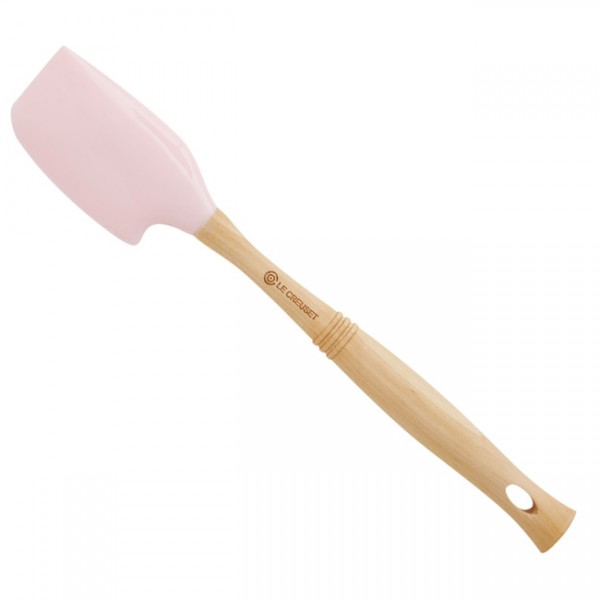 Espátula silicona pro media Le Creuset rosa chiffon pink 32cm
