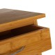 Carro cocina verdulero madera bambú cajón + 3 cestas 37x37x77cm
