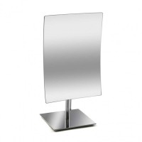 Espejo rectangular con pie cromado x5 aumentos 16,7x12,5x30,7cm