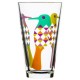 Set 4 vasos para refrescos cristal decorado colores Fantasy 300ml