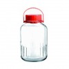 Frasco garrafa vidrio con tapa 5 litros