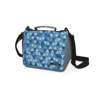 Bolsa isotérmica Smart Geometric triángulos lunchbag Iris azul