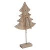 Figura navideña Abeto mediano en madera 24x6.5x47h cm