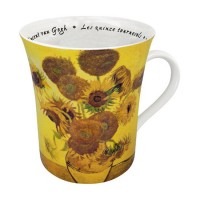 Mug porcelana Könitz decorada Van Gogh Les Fleurs 41 cl