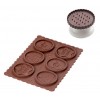 Molde silicona galletas chocolate + cortador redondo Cookie Cho Xmas Silikomart