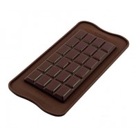 Molde silicona para hacer tableta de chocolate clásica Silikomart