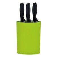 Taco bloque soporte para cuchillos tacoma verde 16,5x7x22,3h cm