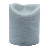 Vela led color gris ceniza Sara Exclusive Spa Ash 10x12,50h cm