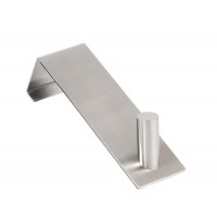 Colgador puerta individual acero inox 4.5x4.5x13.5cm