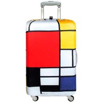 Funda para maleta Piet Mondrian Composition Cover Medium Museo Loqi