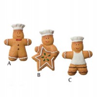 Imán nevera navideño Muñeco de Genjibre Gingerbread Man 3 modelos
